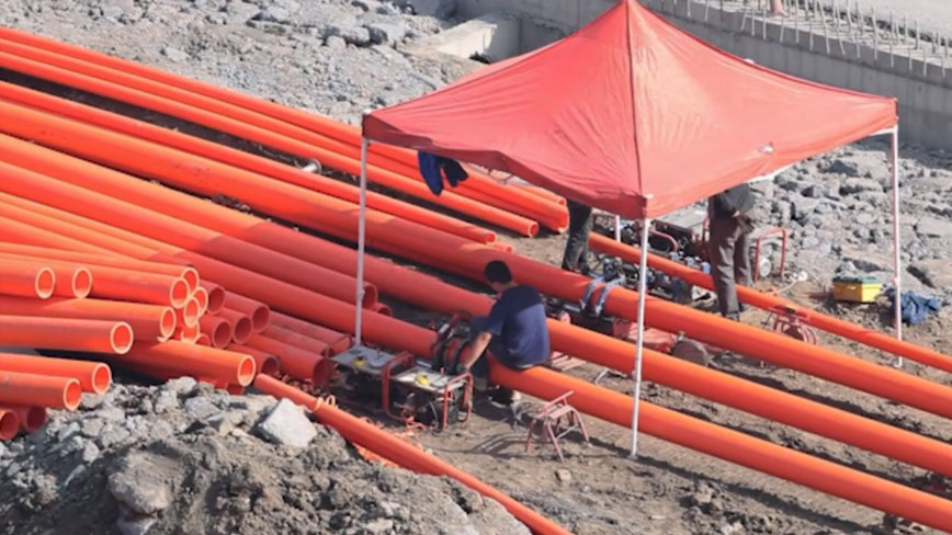 On-site pipe fusion welding