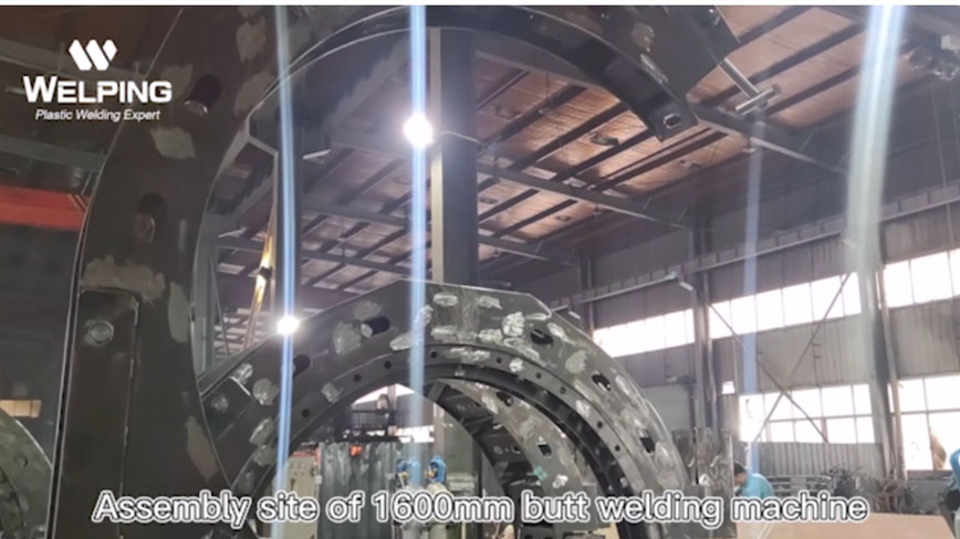Assembly of 1600mm butt fusion machine